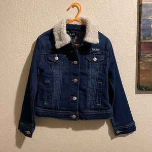 Little girls dark wash Jean Denim Jacket NWT 5T
